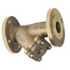 Y-filter Type: 1018 Bronze CC491K (RG5) 1mm PN16 Flange DN15